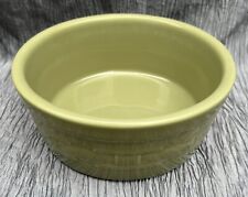 longaberger pottery sage dog bowl green for sale  Barberton