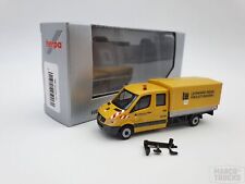 Herpa Mercedes Sprinter double cab Leonhard Weiss 1:87 No. 950060 /HN1866  for sale  Shipping to South Africa