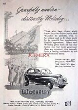Wolseley saloons motor for sale  SIDCUP