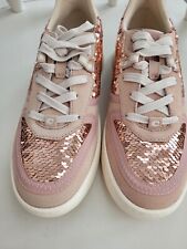 gold sneakers rose women for sale  Hodgenville