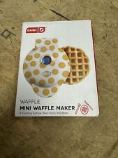 Mini máquina de fazer waffle DASH para indivíduos, paninis, hash browns comprar usado  Enviando para Brazil
