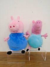 Peppa Pig George Reversible Travel Pillow Plush & Daddy Pig Plush Bundle X2 for sale  COLCHESTER