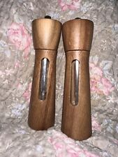 Juego de molinillo de sal y pimienta Rachael Ray gadgets madera de acacia marrón herramienta de cocina 2 piezas segunda mano  Embacar hacia Argentina