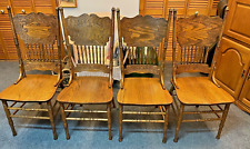 oak dining chairs for sale  Foster