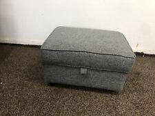 ZINC FABRIC STORAGE FOOTSTOOL IN BLUE RRP £349.99 for sale  Shipping to South Africa