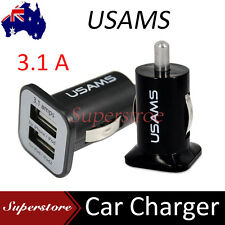 Universal Dual 2 Port USB 3.1A 12V Car Socket Cigarette Lighter Adapter Charger, used for sale  Shipping to South Africa