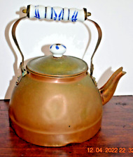 tea blue kettle white for sale  Reno