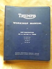 Triumph workshop manual for sale  WYMONDHAM