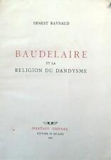 Baudelaire religion dandysme usato  Italia