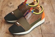 Balenciaga Runners Brown Leather Shoes Trainers Sneakers Men's UK 7 US 8 EU 41, used for sale  Shipping to Ireland