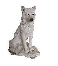 White wolf statue for sale  THORNTON-CLEVELEYS