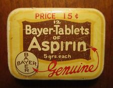 bayer aspirin tin for sale  Fallston