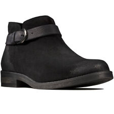 Clarks Ladies Chelsea Ankle Boots DEMI TONE Black Suede UK 5.5 / 39 for sale  Shipping to South Africa