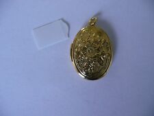 vintage type antiques gold plated  photo locket for necklace fob chain  for sale  Shipping to South Africa