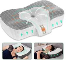 Elviros Cervical Memory Foam Neck pillow for Side Sleeping, Contour Orthopedic for sale  Shipping to South Africa
