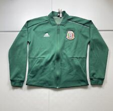 Chaqueta de Pista Adidas México FC Para Hombre M Verde Fútbol Deporte Fútbol Club Cremallera Completa segunda mano  Embacar hacia Argentina