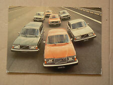 Grande Carte Postale Ancienne VOLVO  242 244 265  prospectus brochure catalogue comprar usado  Enviando para Brazil