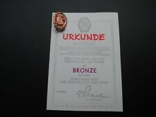 Sportabzeichen bronze blanko gebraucht kaufen  Berlin