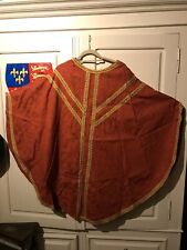 Terracotta & Gold TRADITIONAL VESTMENT Very Heavy cotton? One Size, Beryl Brooke for sale  Shipping to South Africa