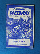 Oxford speedway programme for sale  DAWLISH