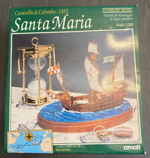 Santa Maria Caravella di Colombo 1492-Amati art.1380- Kit de navio modelo linha d'água comprar usado  Enviando para Brazil