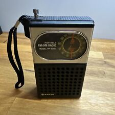 Radio Portátil Transistor AM FM Modelo Sanyo RP5050 De Colección Probado Funciona segunda mano  Embacar hacia Argentina