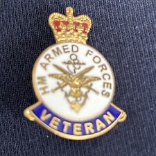 armed forces veterans badge for sale  FAREHAM
