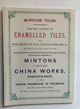 Minton tiles selected for sale  DARLINGTON