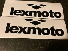 Lexmoto decals stickers for sale  CHESTERFIELD