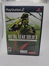 Metal Gear Solid 3: Subsistence (PlayStation 2, PS2) CIB Testado Black Label comprar usado  Enviando para Brazil