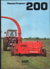 Folheto folheto 1975 Massey Ferguson "200" trator colheitadeira comprar usado  Enviando para Brazil