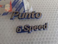 Emblema Punto 6 velocidades (quebrado) serve para Fiat Punto 7795403 genuíno comprar usado  Enviando para Brazil
