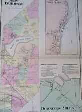 Novo Durham Milton Three Ponds Strafford County New Hampshire 1870 mapa detalhado comprar usado  Enviando para Brazil
