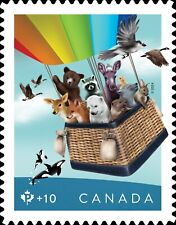 Balão de ar quente Canada B35 Community Foundation Animals P+10 único sem marca de charneira 2024 comprar usado  Enviando para Brazil