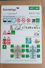 Safety card eurowings gebraucht kaufen  Oppum,-Linn