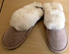 Sheepskin style slippers for sale  LIVERPOOL