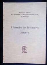 Répertoire inventaires fascic d'occasion  France