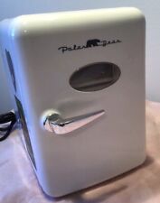 Mini Fridge Cooler Retro White W/ Stickers Standard Door Compact Refrigerator for sale  Shipping to South Africa