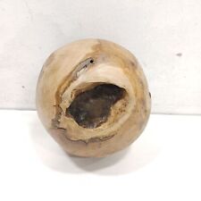 Used, Unbranded Handmade/Carved Wooden Sphere - (6.4lbs, 7.5"/8.5"/8.5") for sale  Shipping to South Africa
