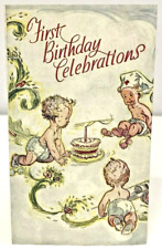 Vintage birthday greetings for sale  BARNET