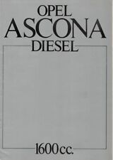 Brochure opel ascona usato  Roma