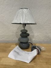 gray white stone lamps for sale  Greenwood