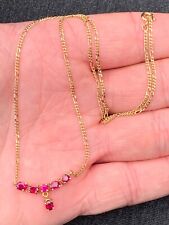 vintage ruby necklace for sale  BRIGHTON