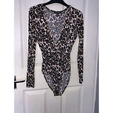 Bodysuit leopard print for sale  HULL