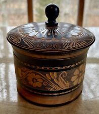 Carved wooden round for sale  Highland