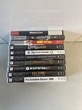 Lot Of 10 Sony PSP Game Cases with some Manual's ONLY  - NO GAMES INCLUDED!! for sale  Shipping to South Africa