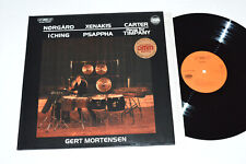 GERT MORTENSEN Norgard Xenakis Carter - Pieces of Timpani LP 1984 Batería Suecia segunda mano  Embacar hacia Argentina