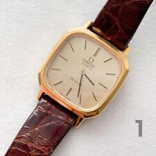 Relógio Omega Deville feminino ouro quartzo almofada 22mm feito na Suíça vintage comprar usado  Enviando para Brazil