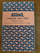 Livre assimil anglais d'occasion  Groslay