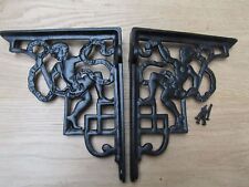 Pair cherub black for sale  BRADFORD